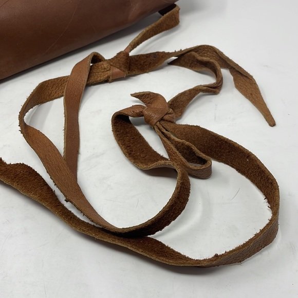 Boho Hand Made Leather and Suede Fringe Crossbody Satchel🖤 - Picture 7 of 16